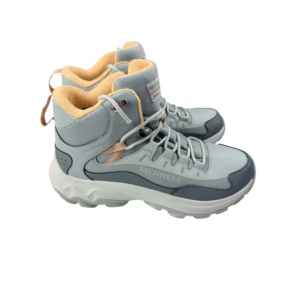 Merrell Thermo Chill 2 Mid WP Womens 9 Gale Grey Waterproof Winter Hiking Boots
